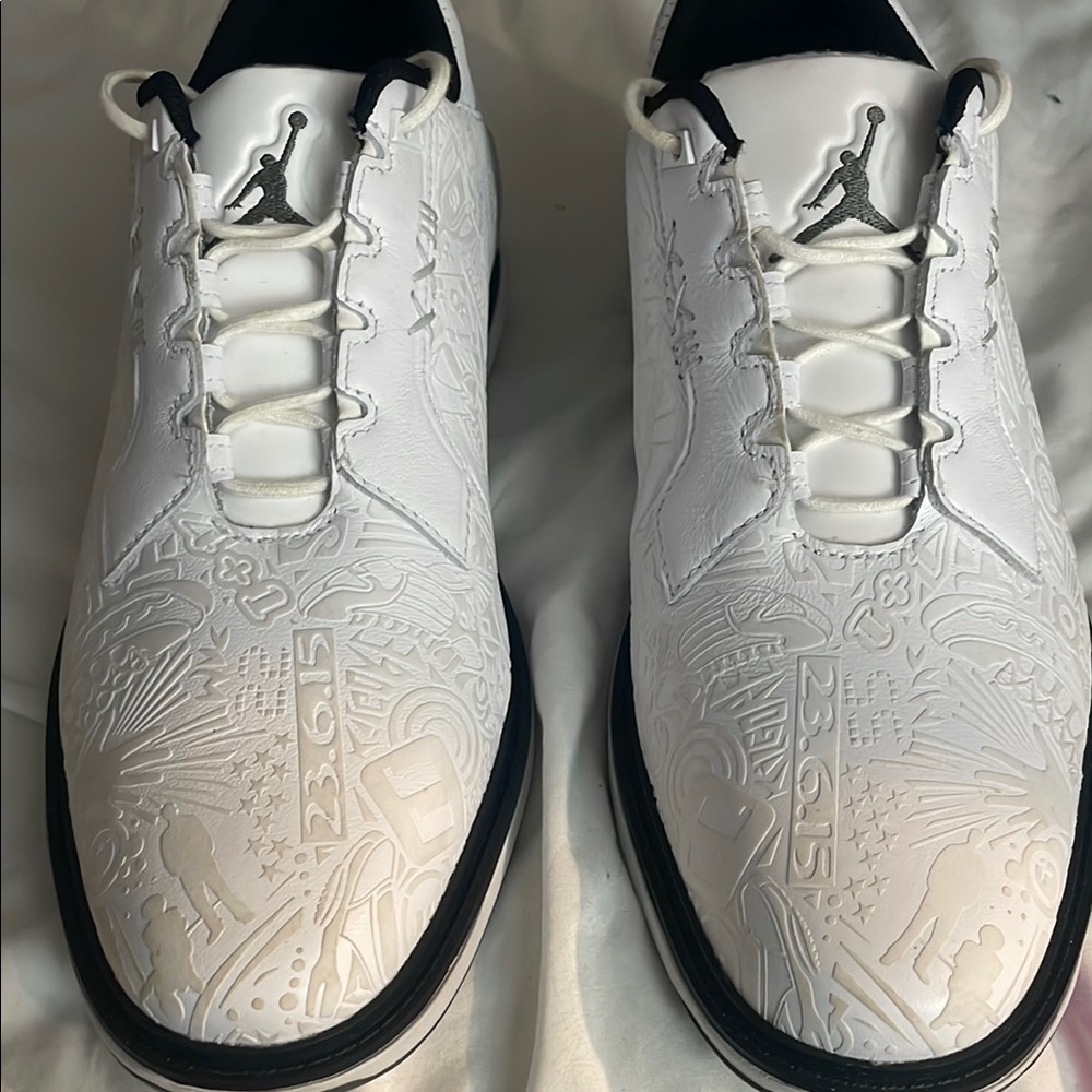 Jordan White and Black Sneakers